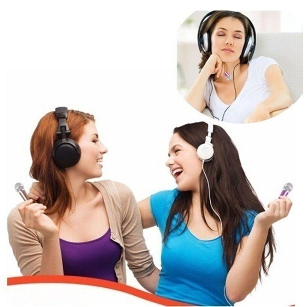 New Mic Stereo Condenser Karaoke 3.5mm Wired Mini Microphone