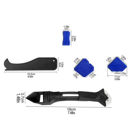 Угловой скребок для уплотнения углов, набор инструментов для отделки герметика и полировки швов
