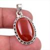 Natural Carnelian Gemstone Handmade 925 Solid Sterling Silver Pendant 1.50" F9T71