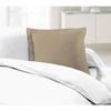 Set of 2 Pillowcases 100% Cotton 63x63 Cm - Beige