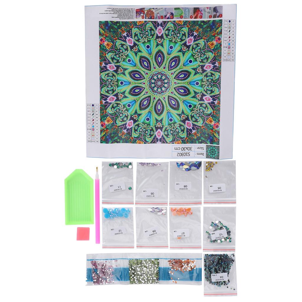 5D SpecialShaped Diamond Painting Mandala Flower DIY Decorative Living Room Bedroom Craft