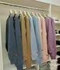 Kawaqiu 2023 Wool Cardigan Sweater, Macaron Color Sleeves, Red Heart Design
