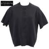 [Excellent Condition/Domestically Authorized] Coaching Silk Blend Short Sleeve Knit Sweater/ Tops 38 blackUsed