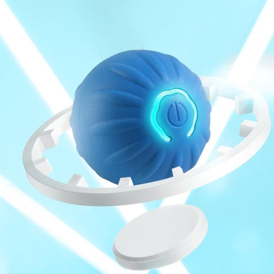 1 шт./2 шт. Интерактивная катящаяся игрушка-мяч для домашних животных, перезаряжаемая через USB, автоматическая движущаяся игрушка-мяч, электрическая игрушка для собак со светодиодной подсветкой для маленьких/средних/больших собак