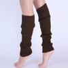 Classic Knitted Leg Warmers Ribbed Knit Knee High Leg Warmers Women's Stockings and Hosiery