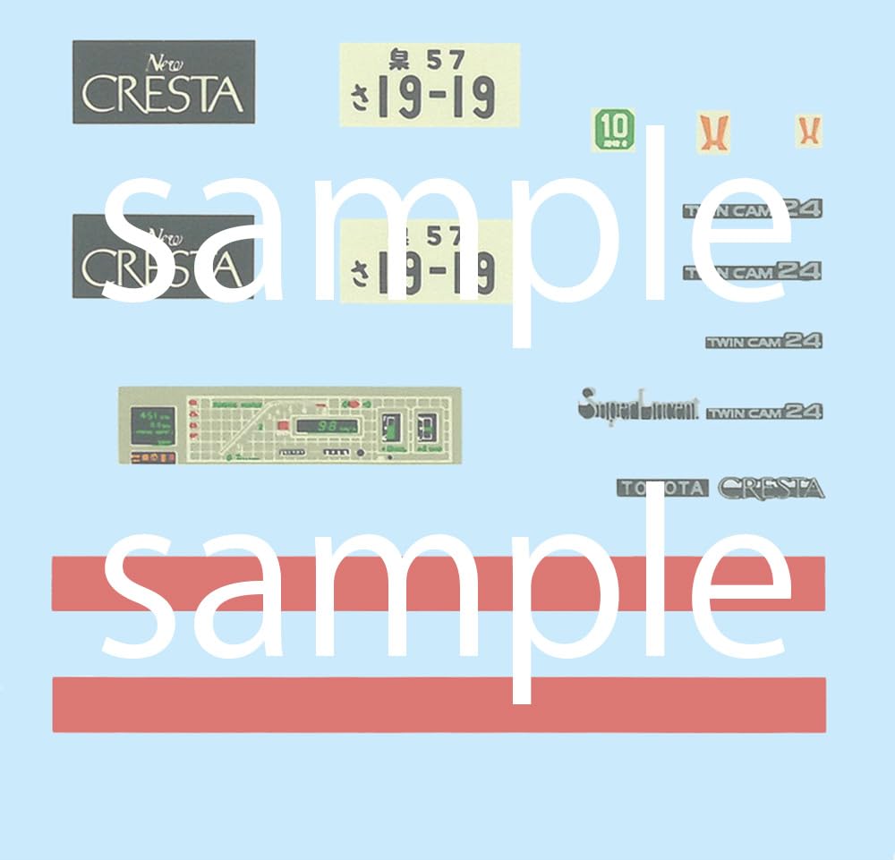 Touge Series GX61 Cresta Super Lucent Plastic Модель 1/24 №22