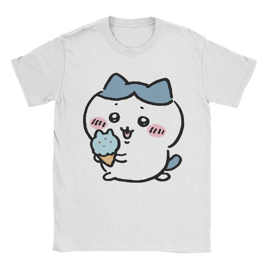 Ullzang Chiikawa Toilet T Shirt Men's Crewneck Short Sleeve Tops  Cotton Summer TopsTops