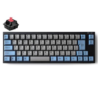 LEOPOLD FC660MBT GRAYBLUE Японская раскладка Kana Ari Компактная с клавишами-стрелками 70 клавиш Переключатель с возможностью горячей замены Питание от батареек AAA Новейшая модель CHERRY MX2A