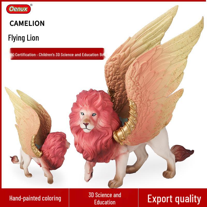 Набор моделей «Радужный Дракон и Мифическое Существо»: Дракон, Лев, Единорог, Белый медведь, Водяной краб