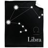 Constellation Blue Sky Throw Blanket Ultra Soft Lightweight Flannel Microfiber Constellation Lover Blanket Couch Bed Sofa Gifts