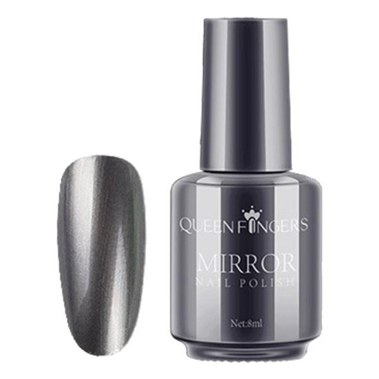 8ml Nail Mirror Polish Non-Peelable Bright Surface DIY Quick Drying Long Lasting Clear Bright DIY Polish for Manicure