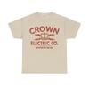 Футболка с принтом Crown Electric Company 1953 Мемфис Теннесси (состаренный принт)