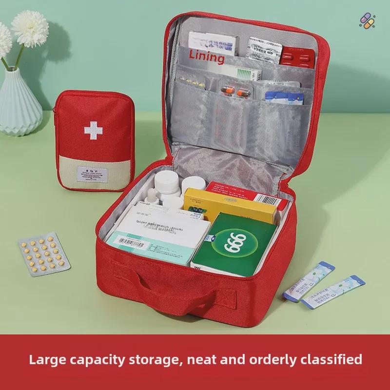 Корейская дорожная портативная сумка для хранения лекарств и предметов первой необходимости