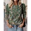 New Women's Floral Pattern T Shirts 3D Print Tops O-Neck Casual Pullover Long Sleeve Y2K Clothing For Girls Fashion Sweatshirt