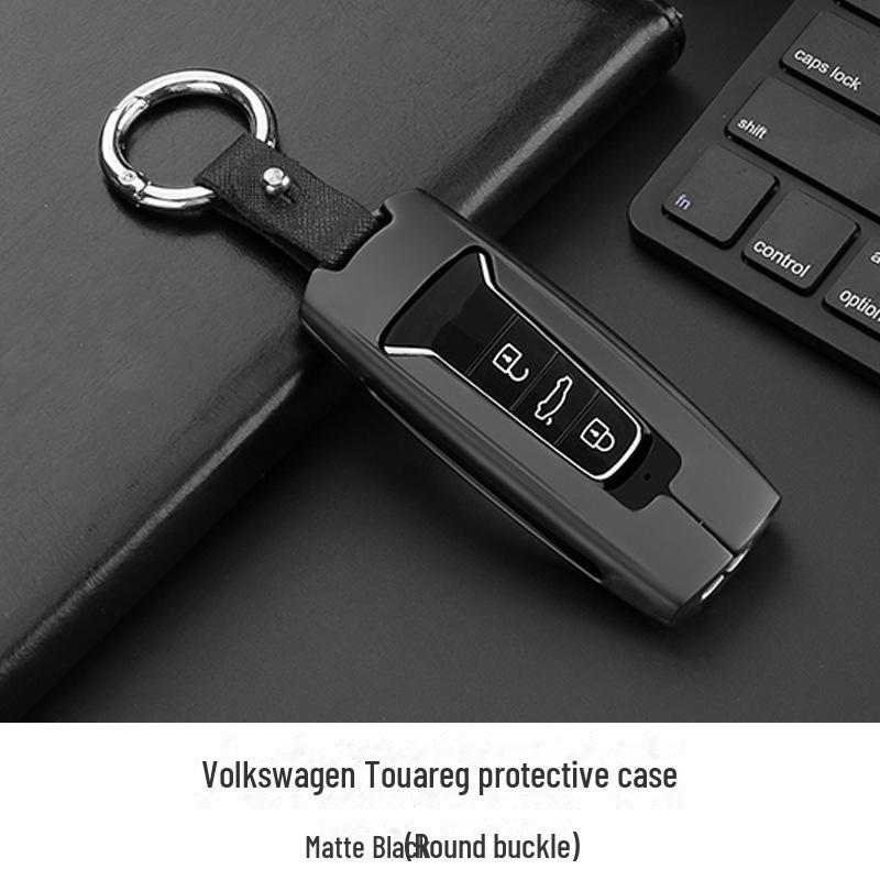 Металлический защитный чехол для ключа Volkswagen Touareg с брелком