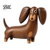 Living Room Bookshelf Decorations Retro Dachshund Dog Figurine, Cute Puppy Statue, Minimalist Desktop Ornament, Home Ornaments Decorative Tabletop
