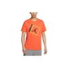 Jumpman Box SS Casual Sport Breathable Letter Short Sleeve T-Shirt Men Tops Orange DA9901-803