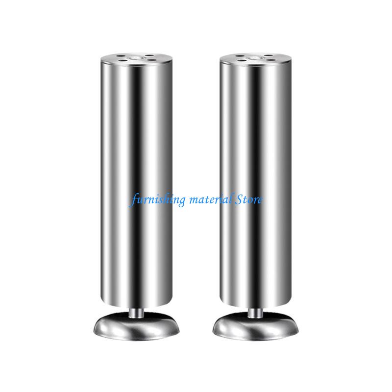 Y5GD 2 Pack Adjustable Height Bed Support Legs for Bed Frame/Bed CenterSlat Metal Adjustable Furniture Legs for Bed/Sofa