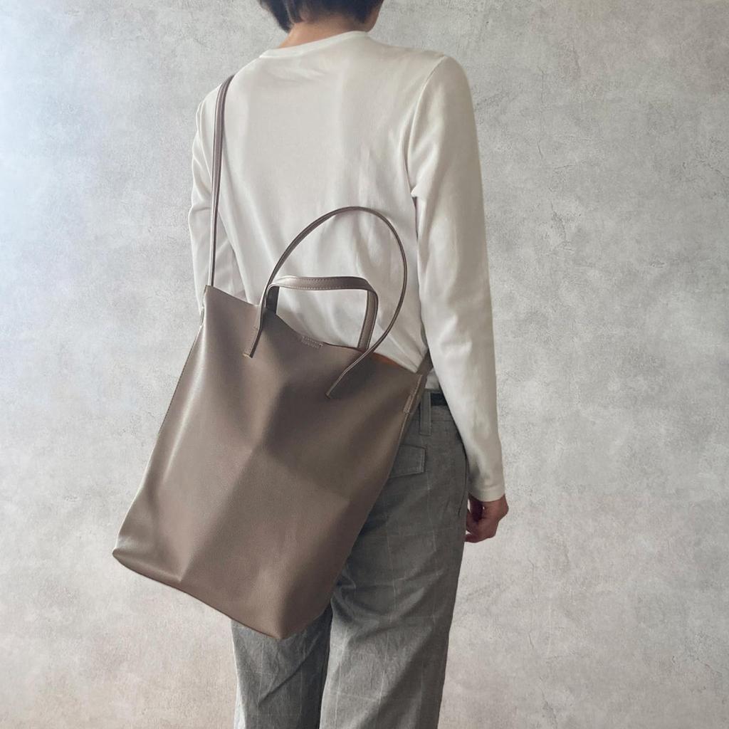 Ной Сумка-шоппер состояние полной удовлетворенности, сумка через плечо, большая вместимость, легкая, простая, однотонная, искусственная кожа с карманами (Серо-коричневый)