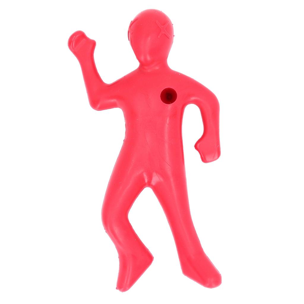 Red Human Shape Pen Holder Plastic Funny Pencil Holder Desk Ornaments for Office Household Decoration