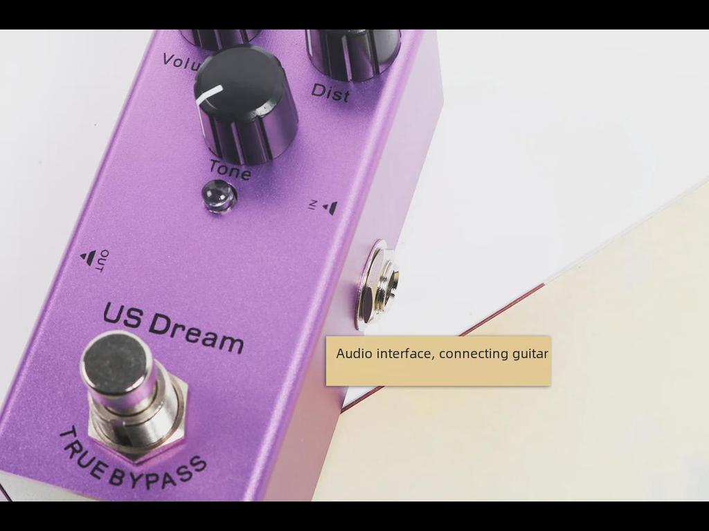 Компактная педаль эффектов для электрогитары: 10 эффектов, включая эквалайзер, дисторшн, овердрайв, фузз, хорус, симуляцию и задержку.