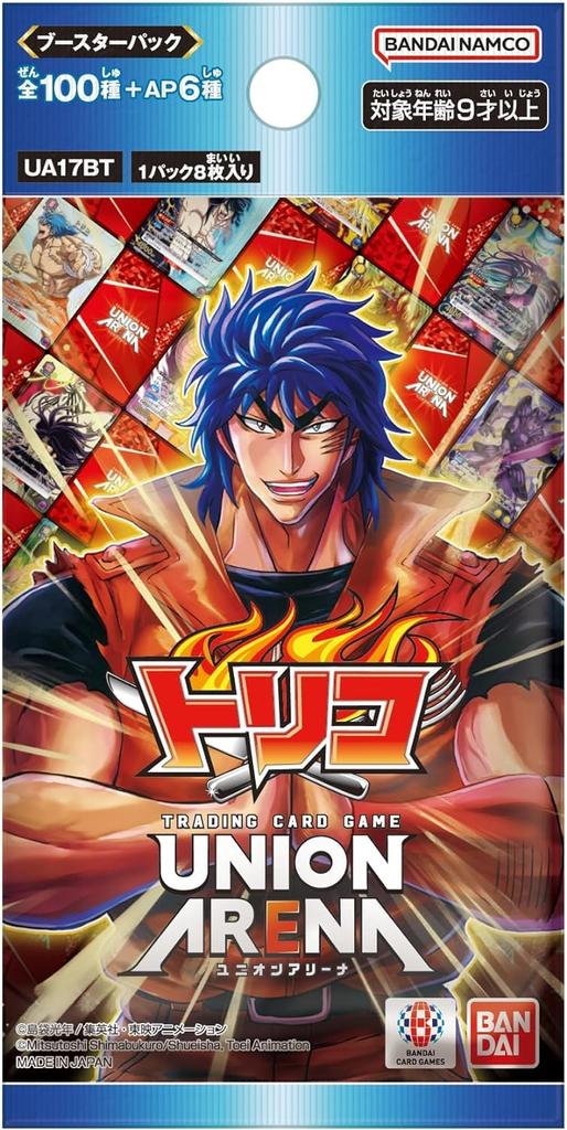 Bandai UNIONARENA Booster Pack Toriko UA17BT16 упаковка BOX