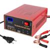 Интеллектуальное зарядное устройство для автомобильного аккумулятора Вилка ЕС/США 12В/24В Для внедорожника Грузовика Лодки Мотоцикла Светодиодный экран Автомобильное