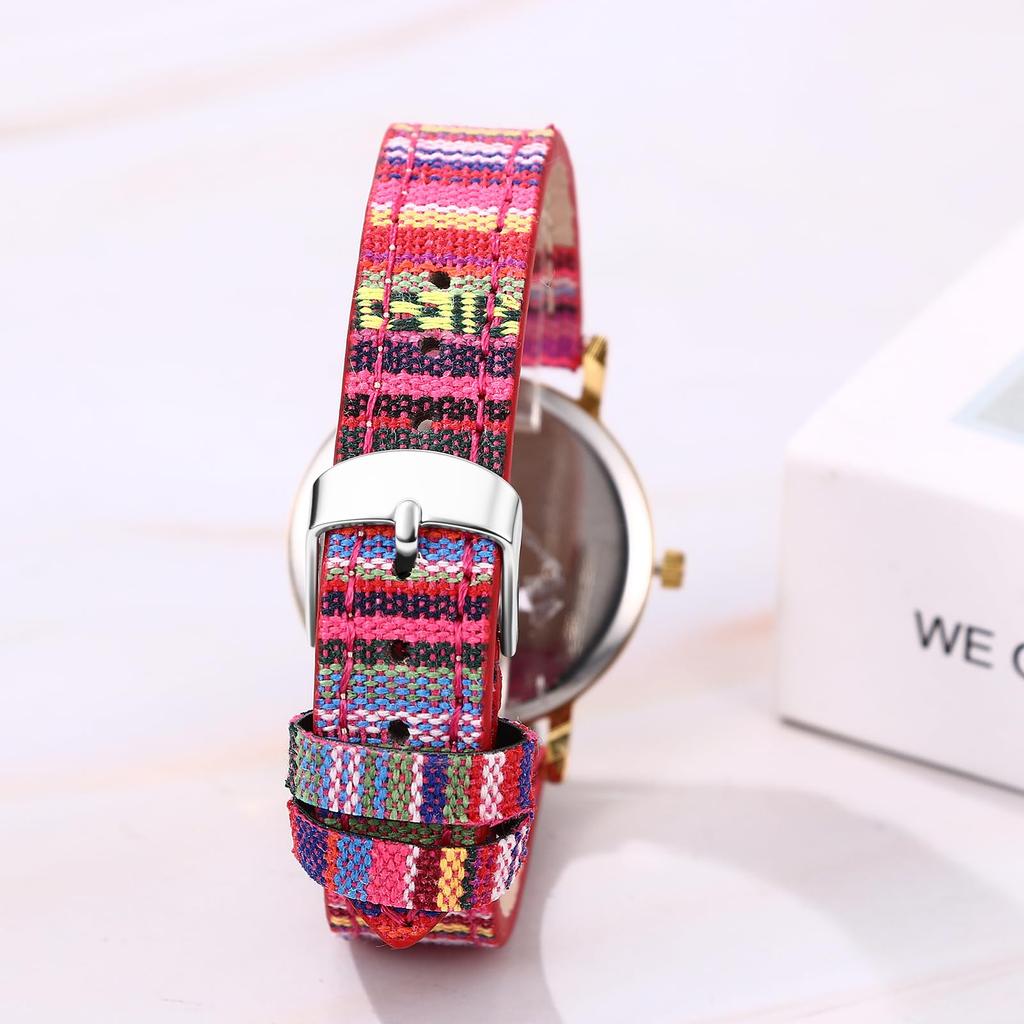 Богемные часы из натуральной кожи, антикварные аналоговые водонепроницаемые кварцевые милые модные часы для женщин, идеальный подарок на день, женский ремешок, дизайн дисплея,