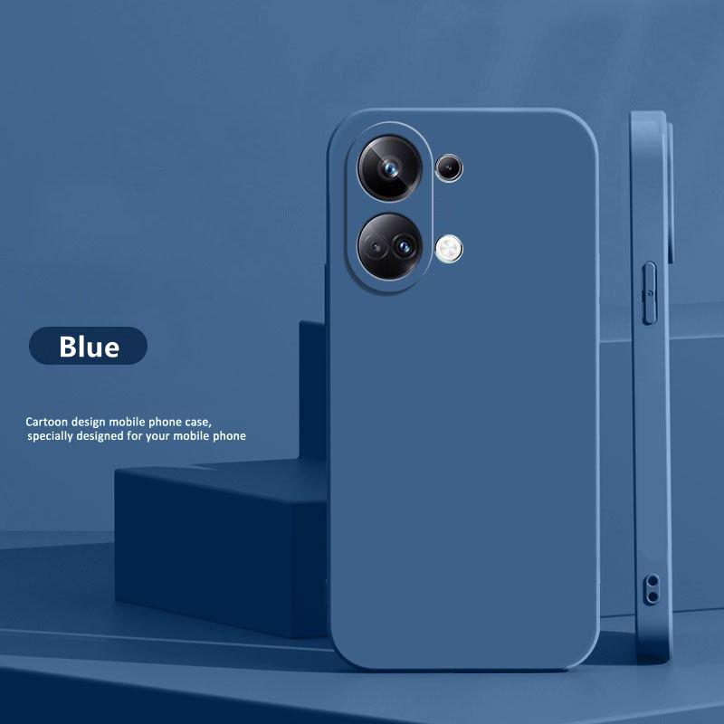 Foe Poco M6 Pro Чехол для Xiaomi Poco M6 Pro Fundas Coque Мягкий ТПУ Оригинальный жидкий силиконовый роскошный задний чехол Poco M6 Pro 4G