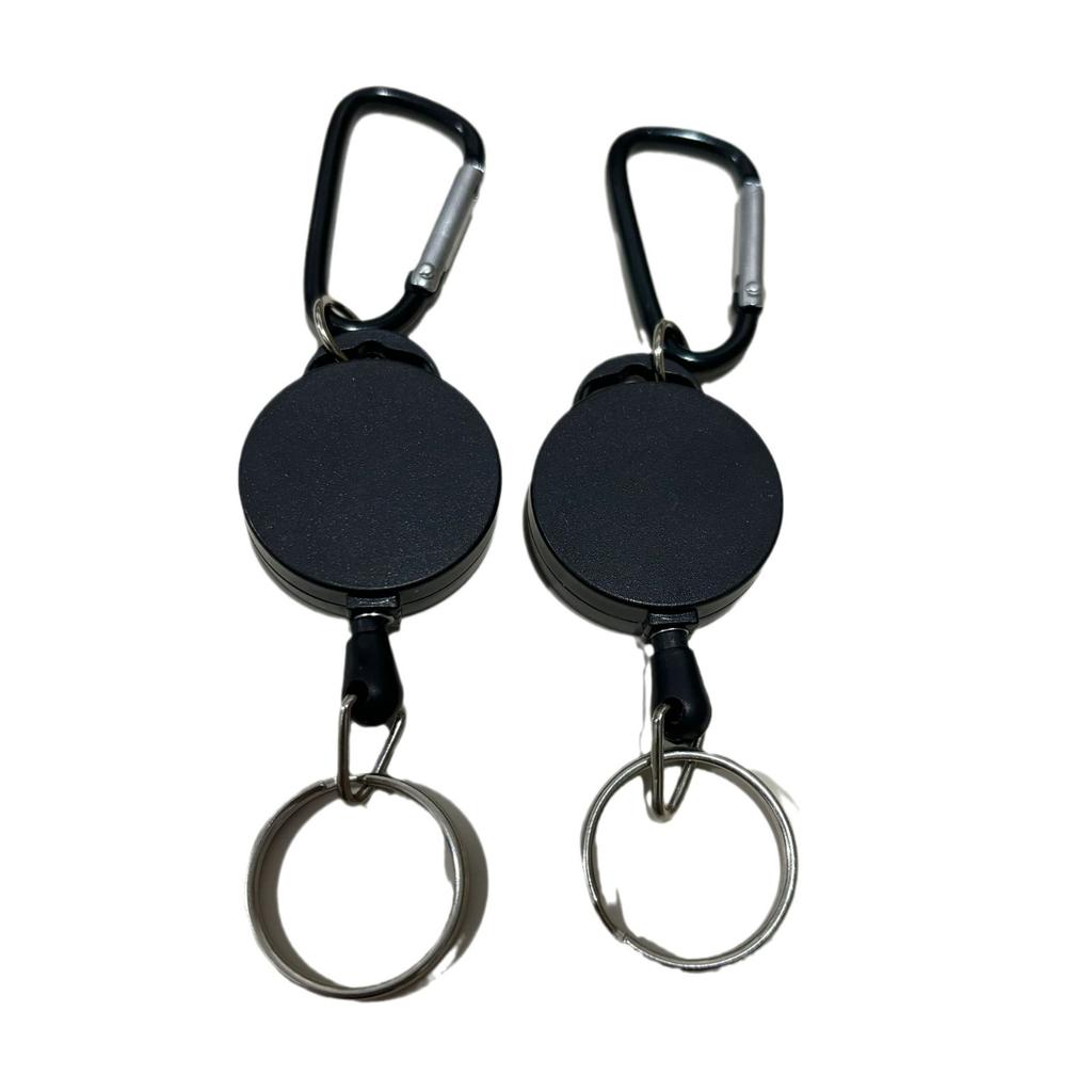 Hot-selling outdoor easy-pull buckle, matte double-sided telescopic buckle, backpack key ring buckle, ski mountaineering buckle, wire puller