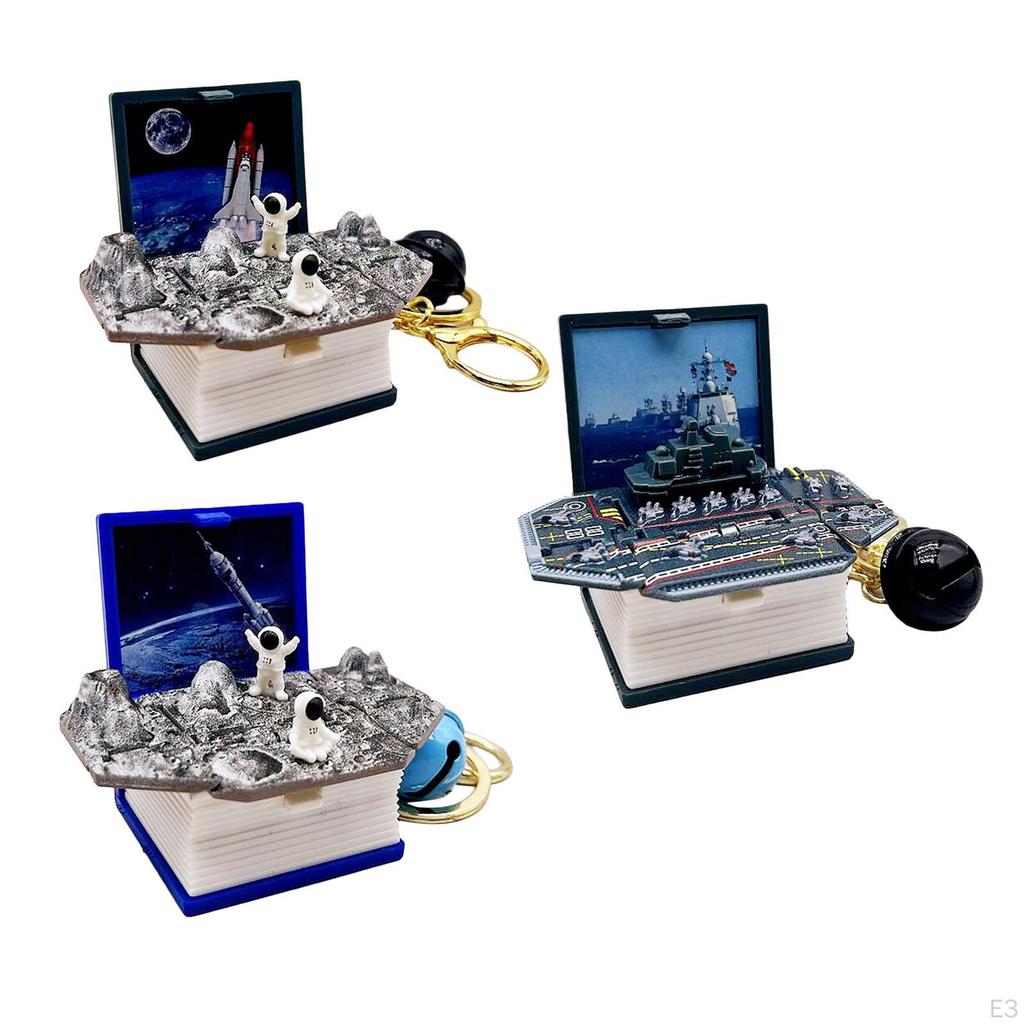 3D Брелок-книжка Креативный непоседа Рюкзак для мальчиков девочек Сувениры для вечеринки Подарок на день рождения