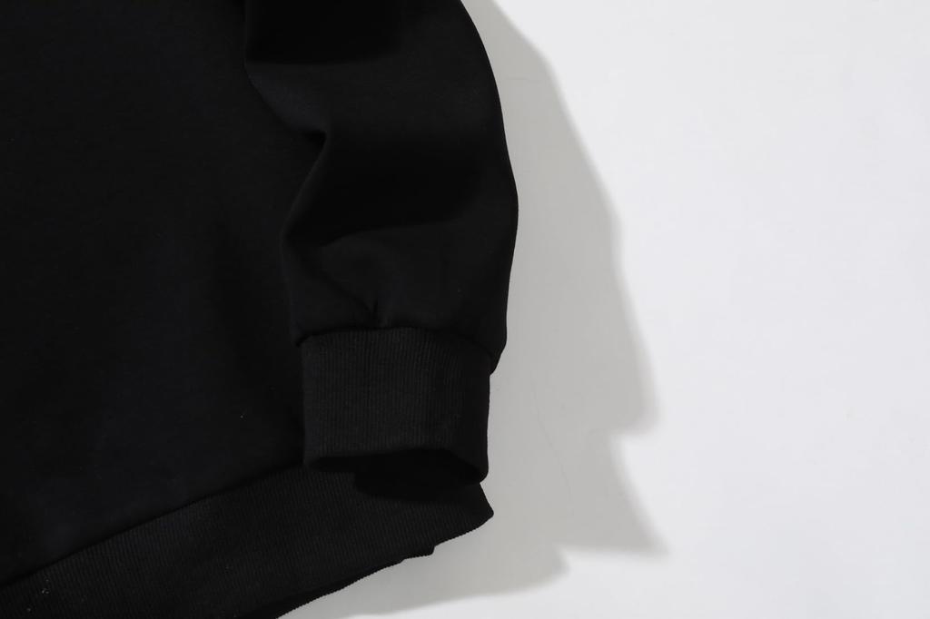 EASTEMPO Long Sleeve Polo Loose Solid Plus Sizes Men's Shirt, Autumn, Fit, Casual, Business, Color, Stylish, (M, Black)