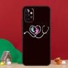 Милый Чехол-Сердечко со Стетоскопом для Samsung Galaxy A36 A56 A06 A13 A53 A32 A12 A22 A52 A35 A17 A16 A55 A15 A54 A34 A14