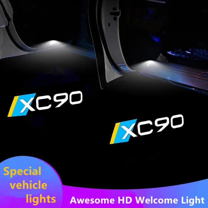 2PCS Led Car Door Welcome Light Laser Logo Projector For Volvo XC40 XC90 V40 V90 V60 XC60 S80 S60 S90 V70 XC70 Car Goods