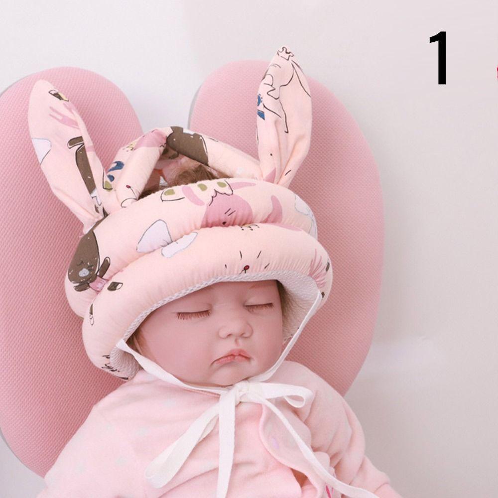 Мультяшная детская защитная шапка, регулируемая, противоударная шапка, защита головы, головной убор для малышей