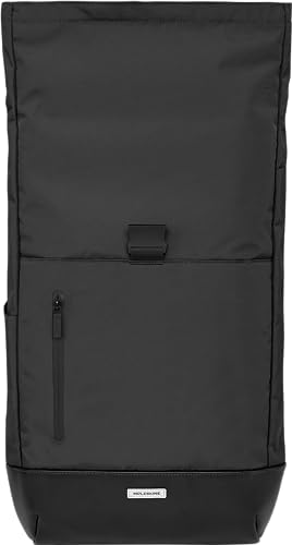 Moleskine Metro Roll-Top Backpack, ET20FMTRBKBK, Black, One Size, Fits 15-inch Devices, Business Backpack