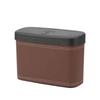 Waterproof Vehicle Trash Can PU Leather Hanging Storage Bin Car Press-down Storage Box  Car Storage