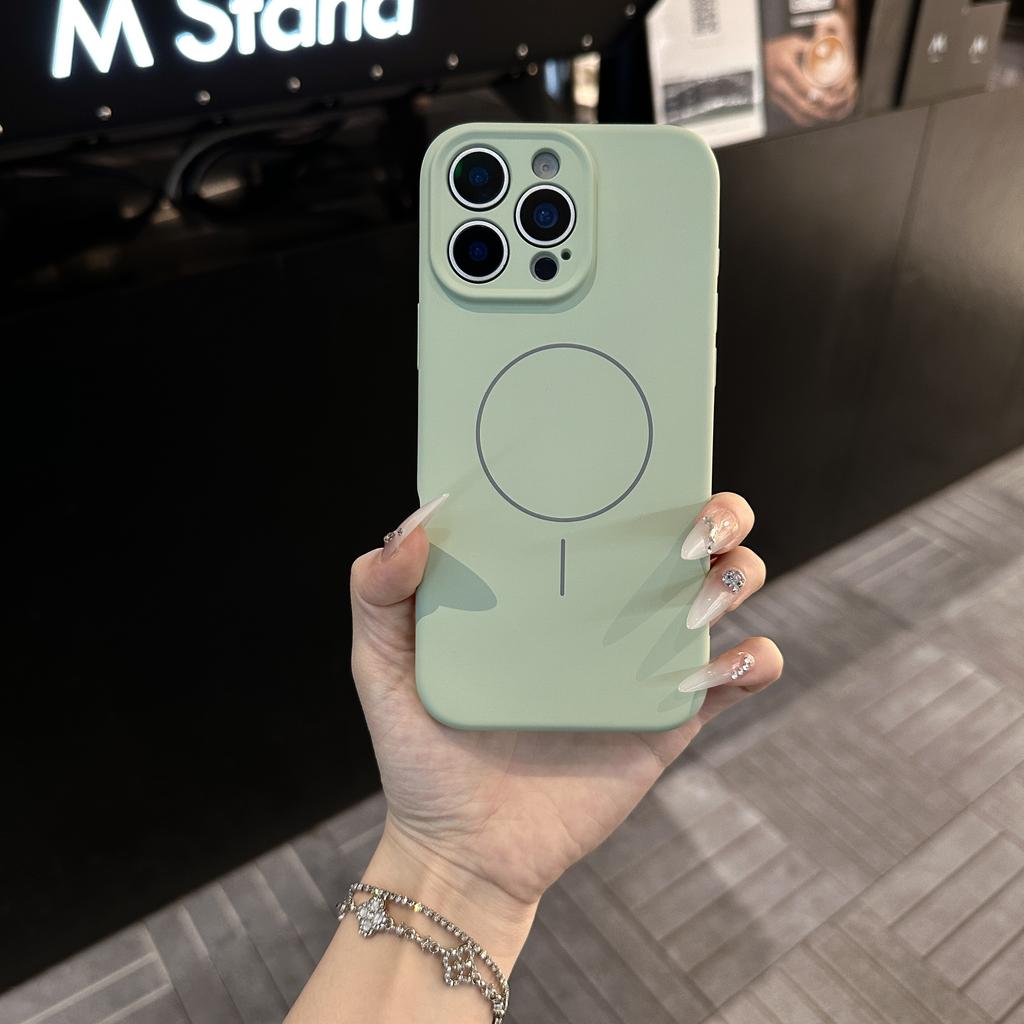 Магнитный чехол из жидкого силикона с кнопками управления камерой для iPhone 16 E 15 14 Plus 13 12 11 Pro X XS XR Max для Magsafe, бронированный чехол