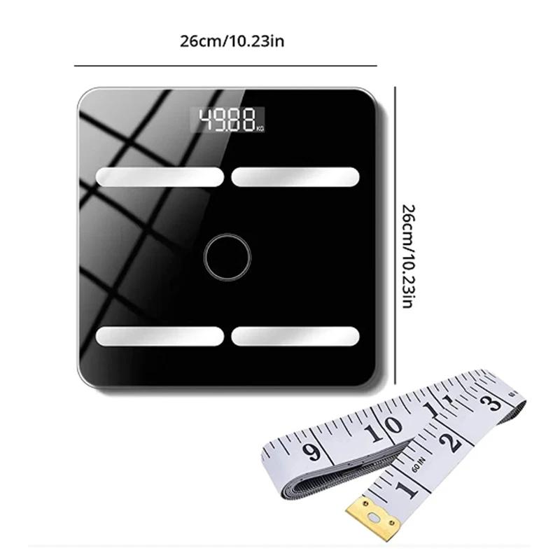 Интеллектуальные электронные весыТочно фиксируют и подключаются к приложению для просмотра данных,Всесторонний контроль здоровья,Весы для здорового веса