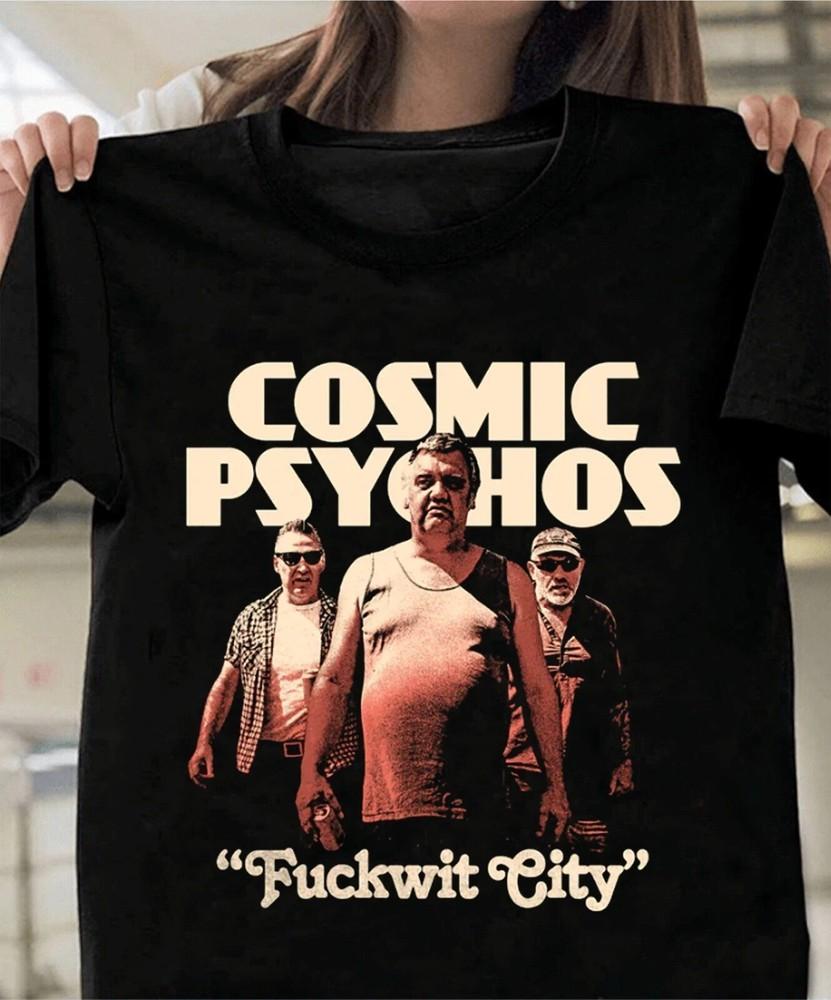 Редкая Коллекция Cosmic Psychos Группа Хлопок Подарок Для Поклонника Футболка Унисекс BL1951