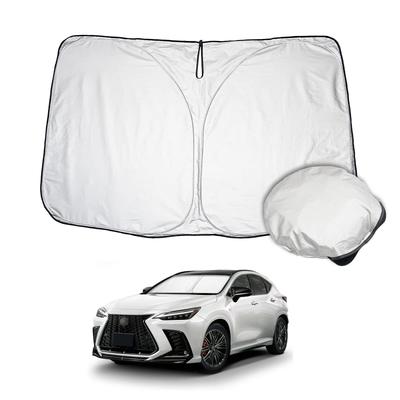 LUWU Козырек от солнца для автомобиля Lexus NX для лобового стекла Lexus, защита от УФ-лучей, УФ-солнца, в комплекте сумка для хранения (2-е поколение, AZ20) Аксессуар, NX, Солнцезащитный козырек, Складной, Защита,