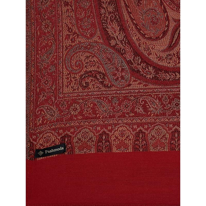Женский шаль-пашмина Shahnaz Antique Jamawar от Pashmoda (Размер: 101 X 203 См)