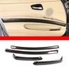 For BMW 3 Series E90 2005-2012 ABS Carbon Fiber Car Interior Door Armrest Side Decoration Strip Trim Cover Refit