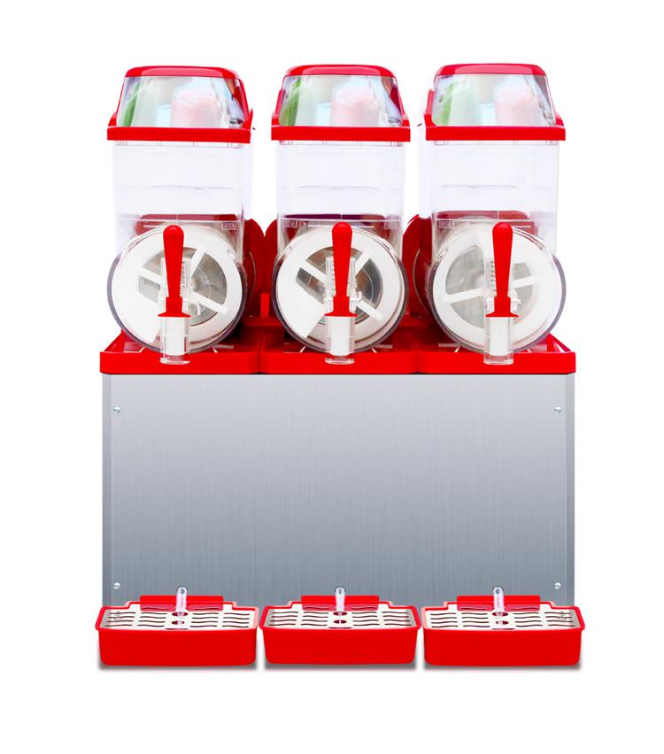 Commercial Multi-Cylinder Slush and Smoothie Machine for Cold Drinks and Juice