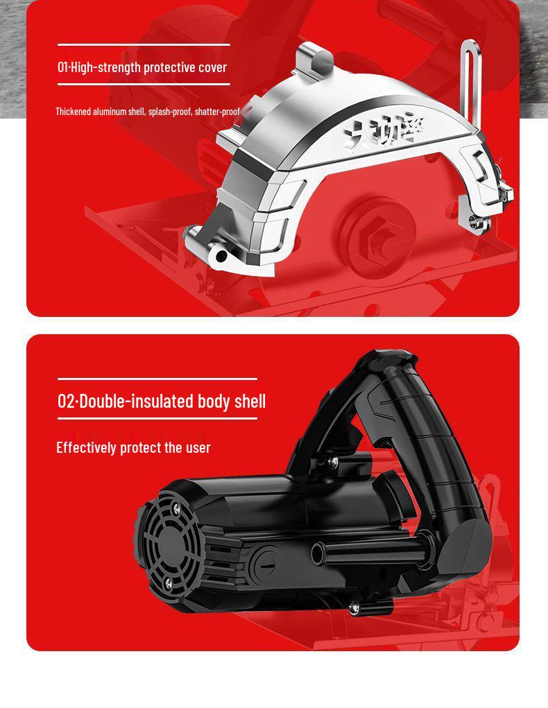 Универсальная портативная электрическая пила для резки мрамора, камня, плитки и дерева