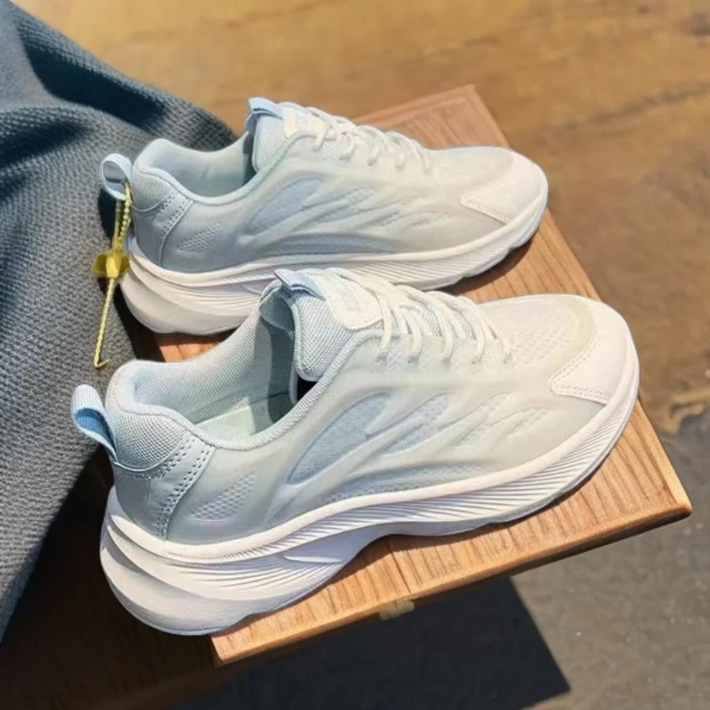 Running Shoes Women's Students 2025 New Trendy Women's Shoes Spring and Autumn Lightweight Soft Sole Shock Absorption Comfortable Sports Shoes Ins Tid