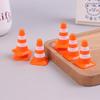 7Pcs Mini Traffic Road Cones Toys Training Roadblock Signs Educational Toy