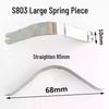 Aluminum Alloy Picture Frame Hardware Kit: U-Shaped Spring Clip, Nail-free Buckle, Iron Circlip & Back Panel Support