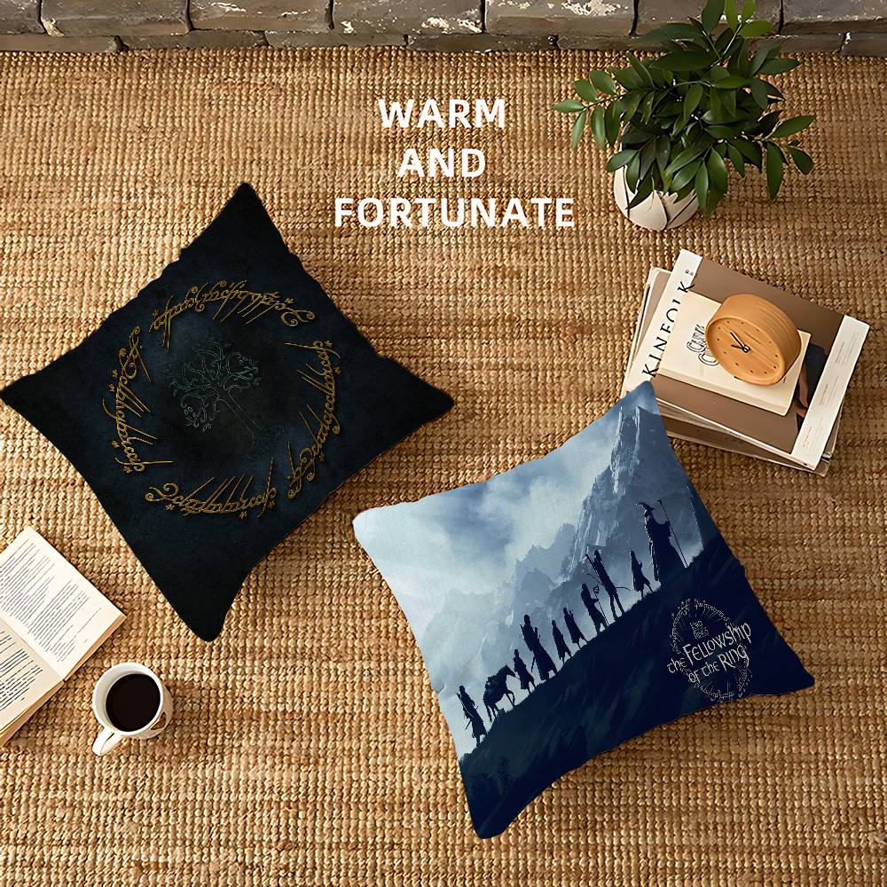 LLords Game Rings Personalized Pillow Cover Kids Bedroom Wild Party Decor Pillowcase Kid Birthday Shower Gift