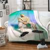 Customizable L-Lauv Singer Soft Flannel Blanket, Warm and Comfortable, Suitable for Picnics, Beds, Sofas, and Home Bedrooms.
